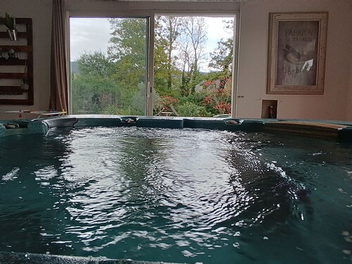 Provencal house with swimming pool and spa.