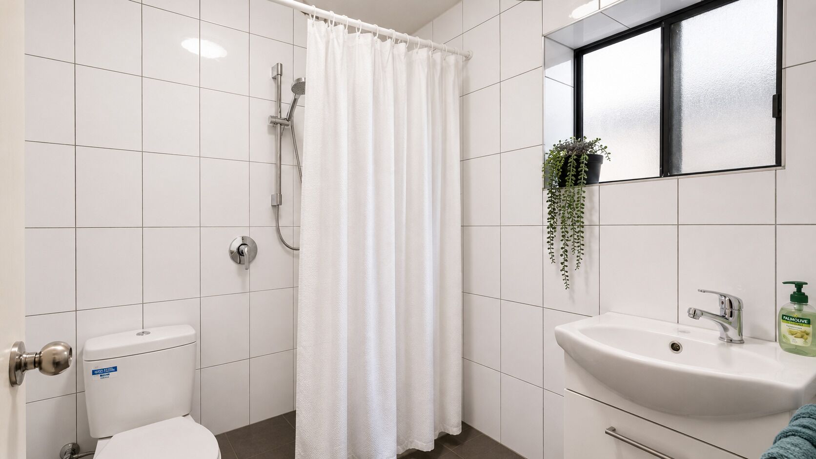 Towels, soap, toilet paper