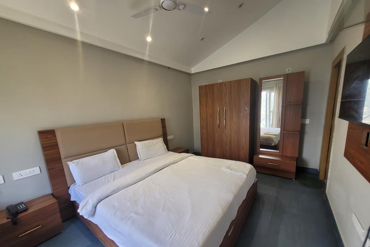 奢华公寓, 阳台, 湖景