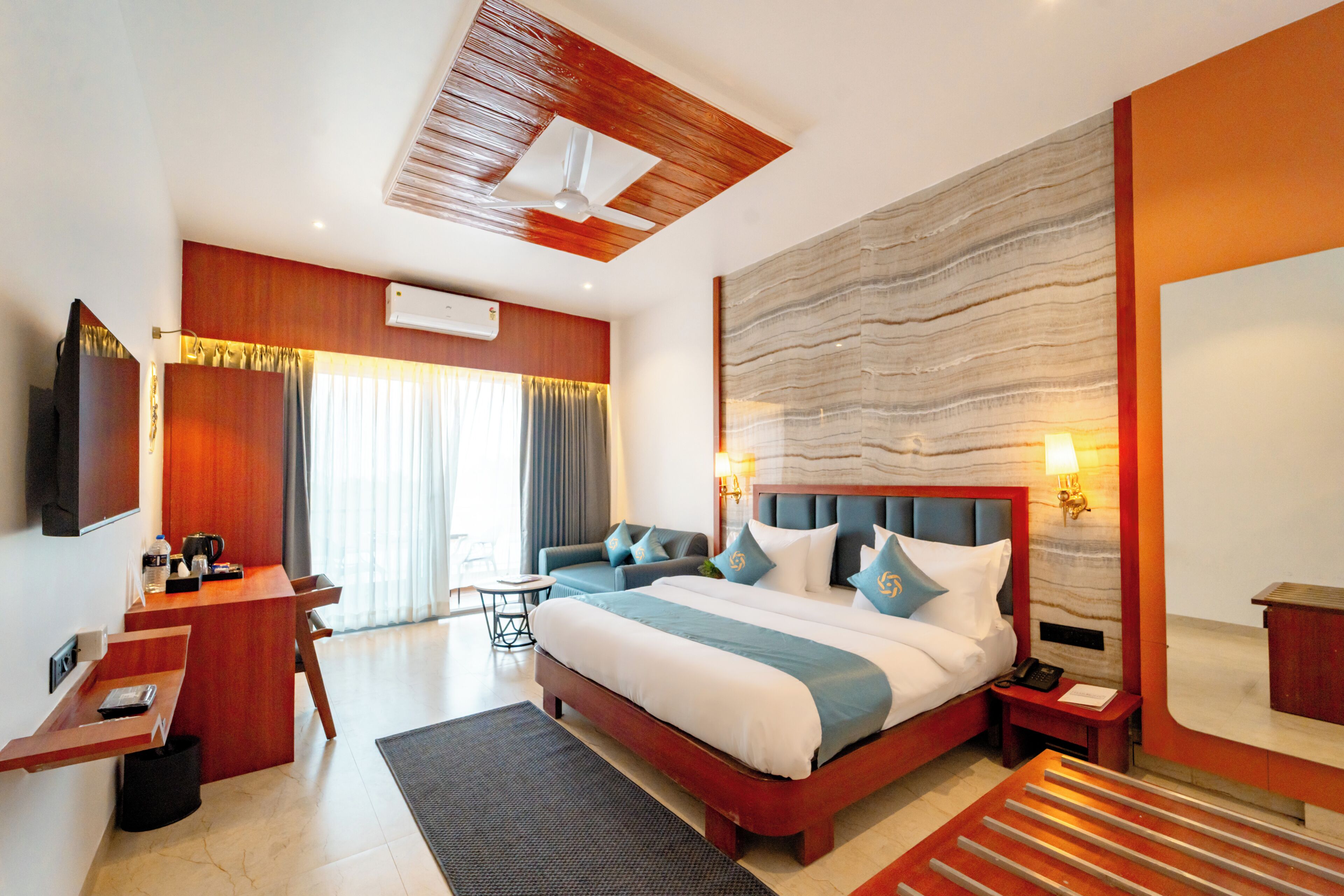 Camera doppia, vista giardino