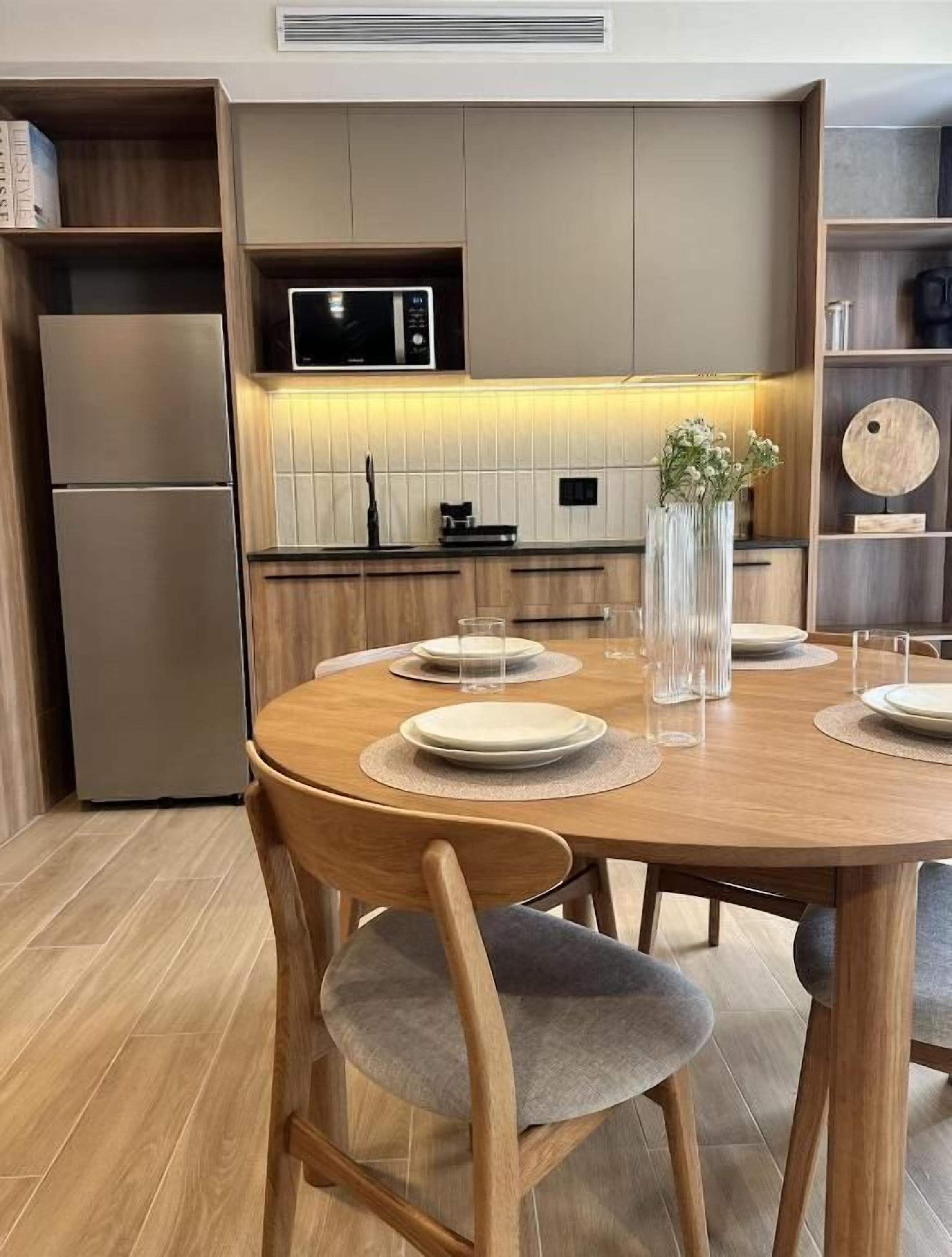 Comfort Apartment, City View | Private kitchen