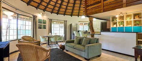 Comfort-chalet | Oleskelualue