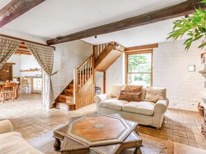 Fernseher, Kamin