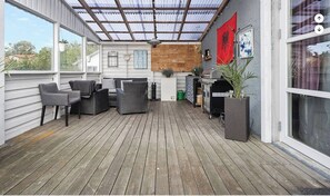 Terrace/patio - Grey room for 2 people with private entrance (Grenaa)