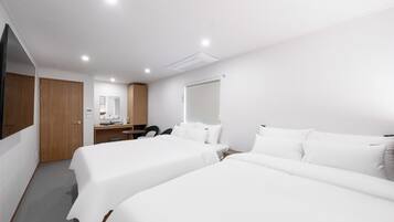 Premium Room | Premium bedding, desk, laptop workspace, blackout drapes