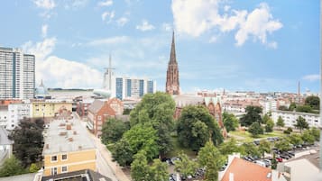 Blick von der Unterkunft