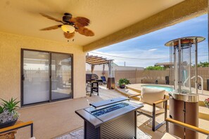 Terrace/patio - Desert Escape w/ Spool Pool! 4 Mi to Lake Havasu (Lake Havasu City)