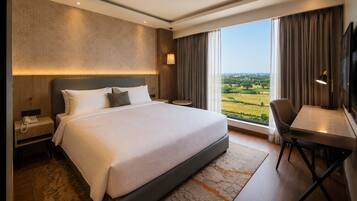 Minibar, blackout curtains, soundproofing, iron/ironing board