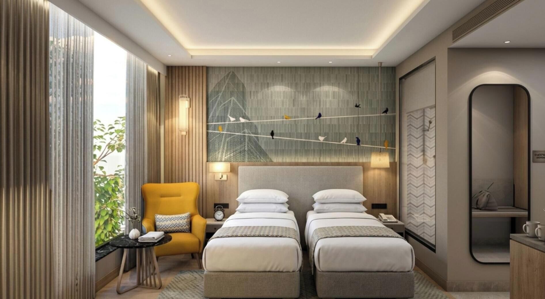 Chambre Deluxe avec lits jumeaux