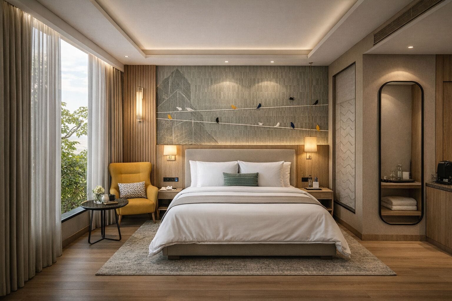 Deluxe Double Room | Minibar, blackout curtains, soundproofing, iron/ironing board
