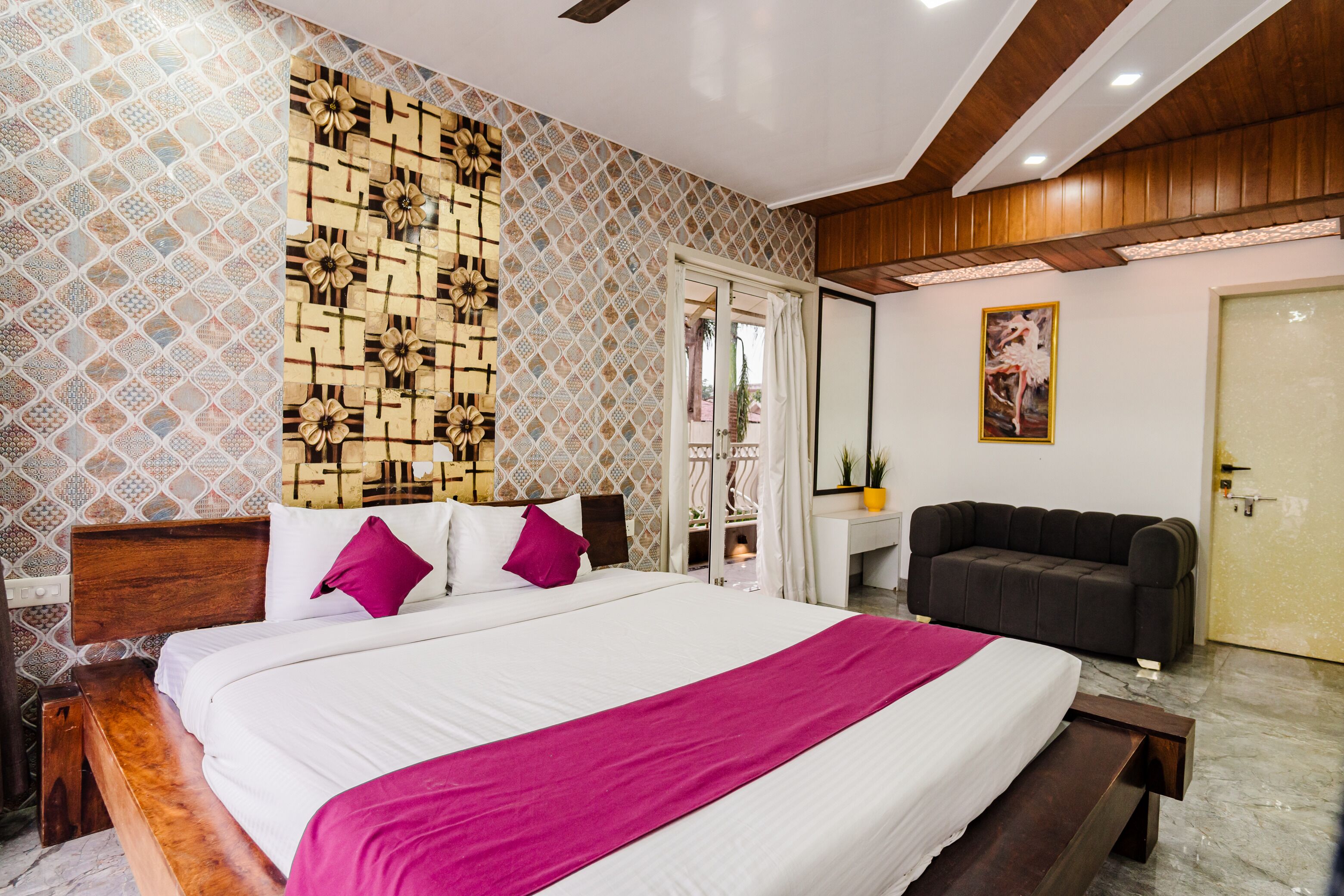 Deluxe Villa, Balcony, Garden View