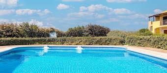 Ferienhaus mit Klimaanlage und Gemeinschaftspool