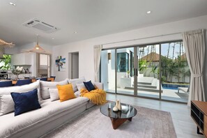 TV - Suksan | Naiharn beach | 4-bedroom Pool Villa (Rawai)