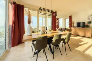 Dining Room - Premium Beachfront Villa with Balcony (Egmond aan Zee)