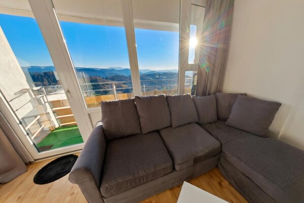 Living area - Familienappartement Manuel mit Pool und Sauna (Freyung)