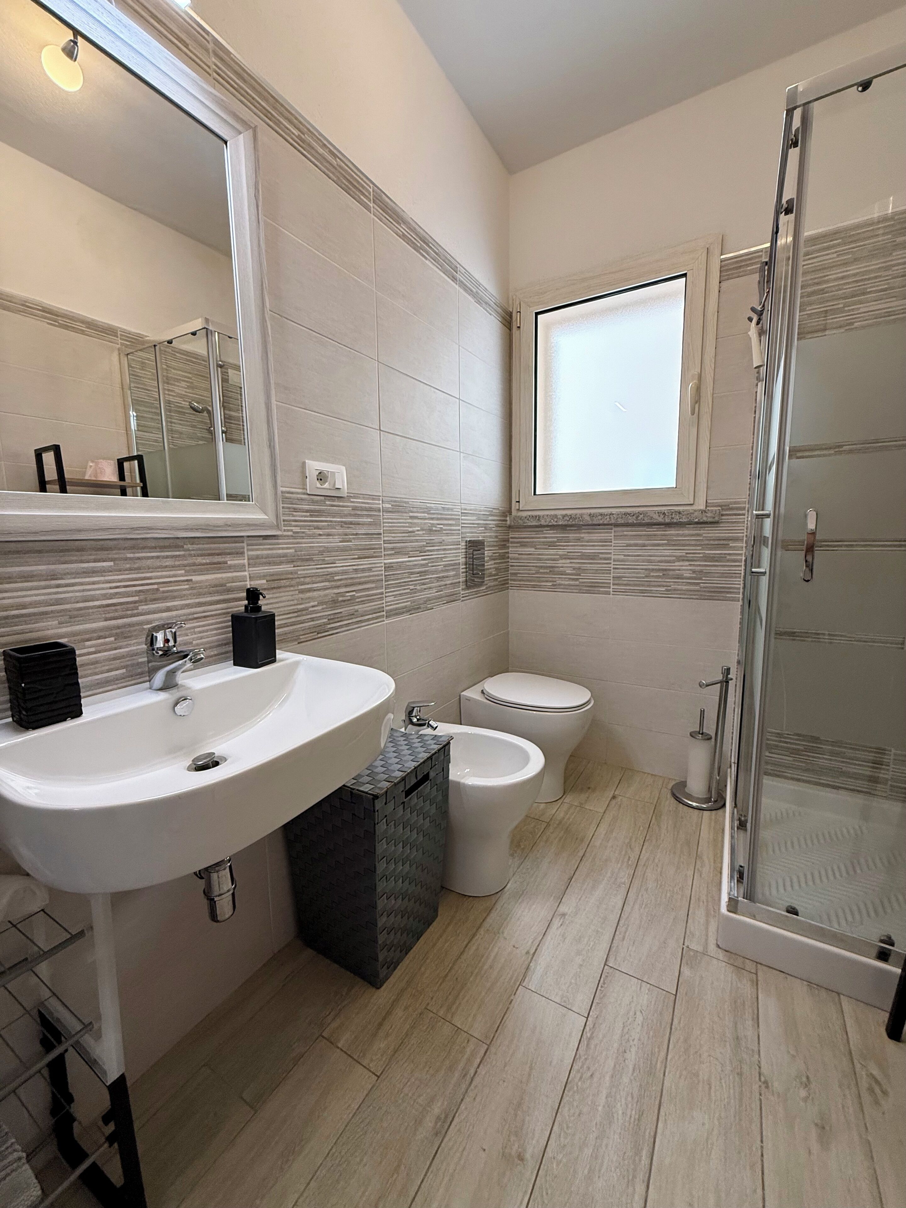Bidet, toallas