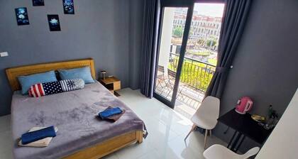 Room hotel suite with balcony and panoramic view in Phu Quoc