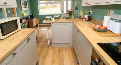 Charming Downs View Chalet in Sandown Bay