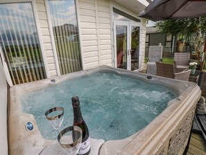 Outdoor spa tub - Plot 32, Armathwaite, Cumbria. (Carlisle)