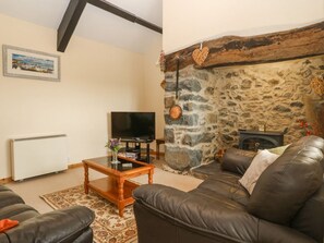 Living area - Charming Ty Hen in Anelog (Pwllheli)