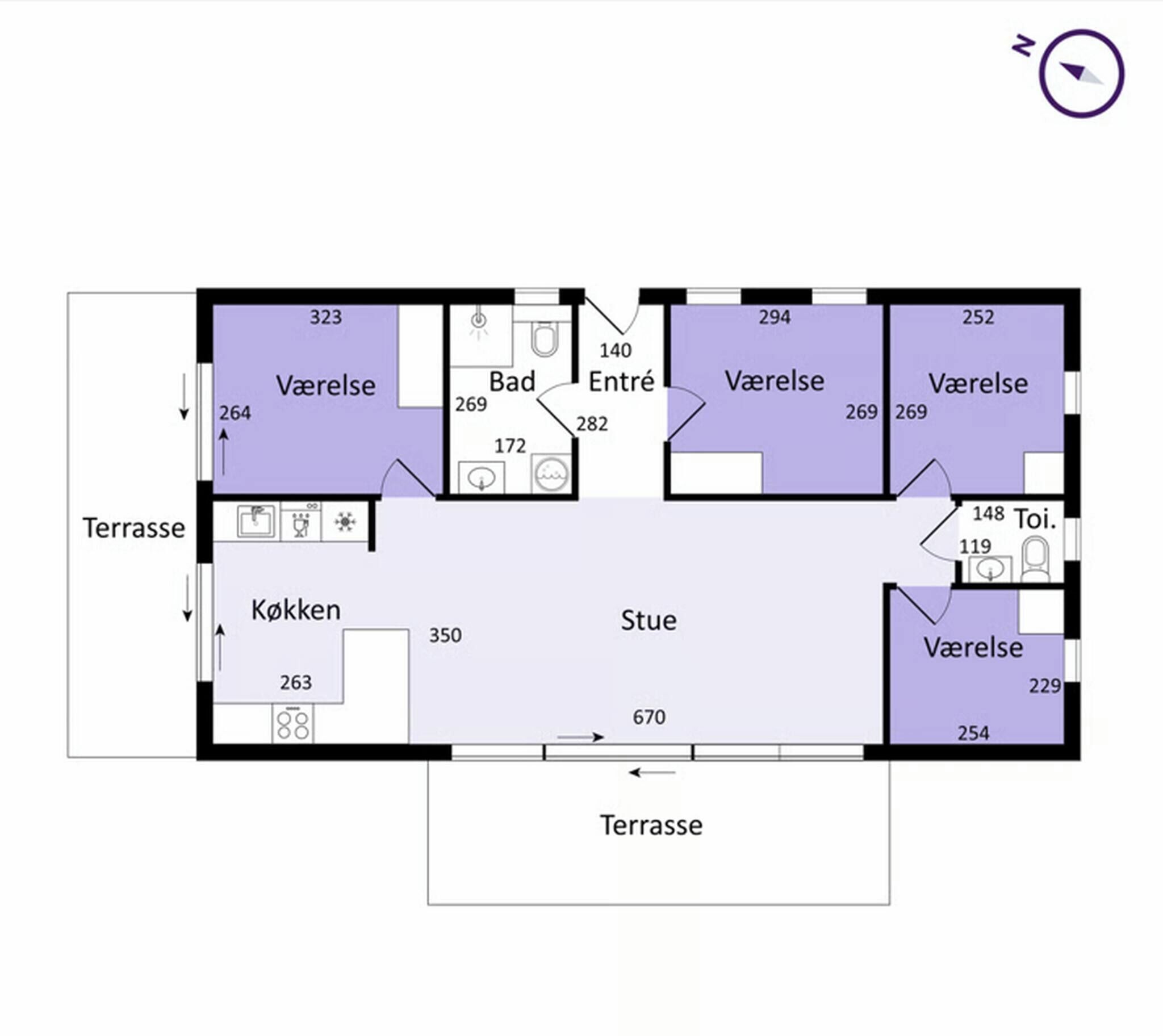 House, 3 Bedrooms, Terrace, Garden View | Floor plan