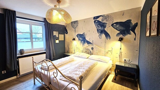 Room - Nis Puk _FW Habel (ground floor) - vacation apartment in Utersum: 50 m² with terrace, close to the beach (Utersum)