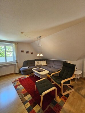 TV, stereo - Godewind - Apartment 3 - Godewind vacation apartment 3:59 m², balcony & beach within 200 m (Wyk auf Föhr)