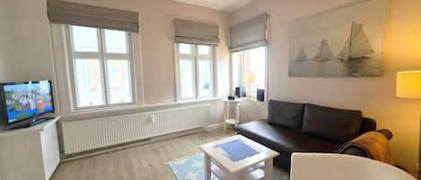 Tv, dvd-spelare och en stereo