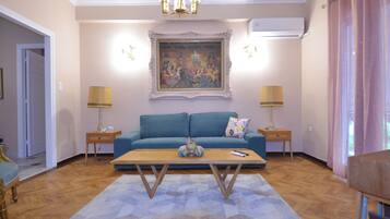 Lägenhet - utsikt mot staden | Vardagsrum