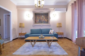 Appartement, vue sur la ville | Aire de séjour