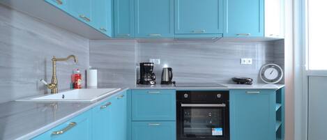 Appartement, vue ville | Cuisine privée