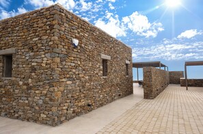 Terrace/patio - Luxury Mykonos Villa with Private Pool and Stunning Sea Views (MYKONOS)