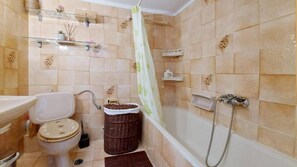 Bathroom - Cholargos a Spacious 2BR apartment  (Papagou-Holargos)