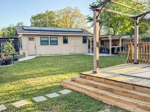 Ferienhaus, Gartenblick | Terrasse/Patio