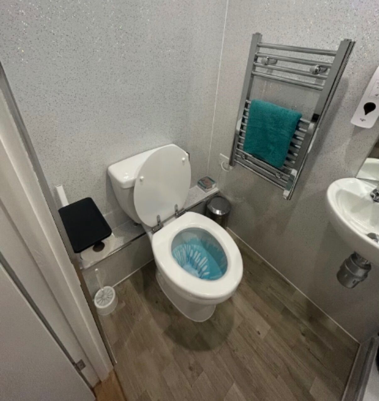 Shower, towels