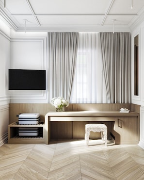 Quarto casal clássico, vista para o jardim | Parte interna