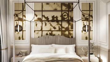 Junior-Suite, Balkon, Gartenblick