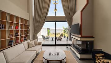 Villa Premium, plusieurs lits, sauna (Duplex) | Coffres-forts dans les chambres, fer et planche à repasser