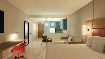 Studio Suite, 1 Bedroom, City View