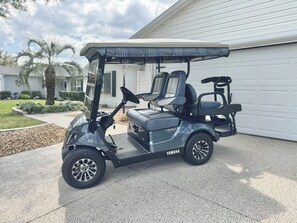 Property grounds - Sandy Pelican - 3/2 w/ 4-Seat Golf Cart & Grill in The Village of Chatham (Chatham, The Villages)