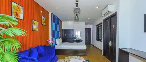 Deluxe Çatı Katı Süiti (Penthouse), 2 Yatak Odası, Deniz Manzaralı | Güneşlik/perde, ücretsiz kablosuz İnternet