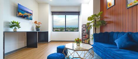 Penthouse Deluks, 2 kamar tidur, pemandangan laut