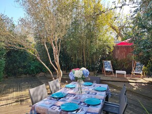 Opções para refeição ao ar livre