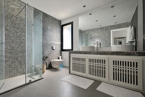 Villa, 4 Bedrooms, Private Pool, Garden View | Bathroom - Villa Solreya Contemporary Oasis With Pool (Hammamet)