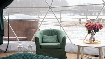 Overnatningsstedets område