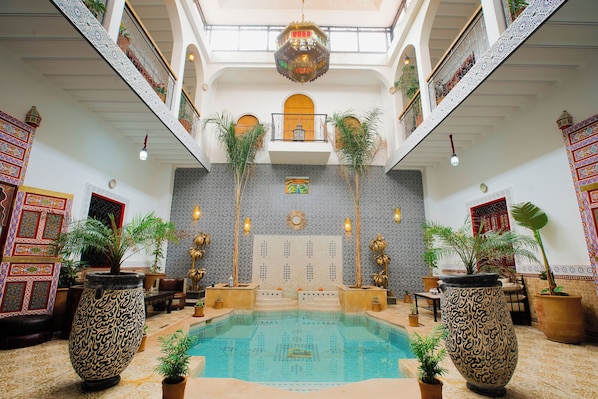 Indoor pool, outdoor pool