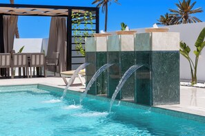 Outdoor pool - Majestic Mediterranean Living - Bedrooms 4, Sleeps up to 10 Guests, Private Pool (Mezraya)