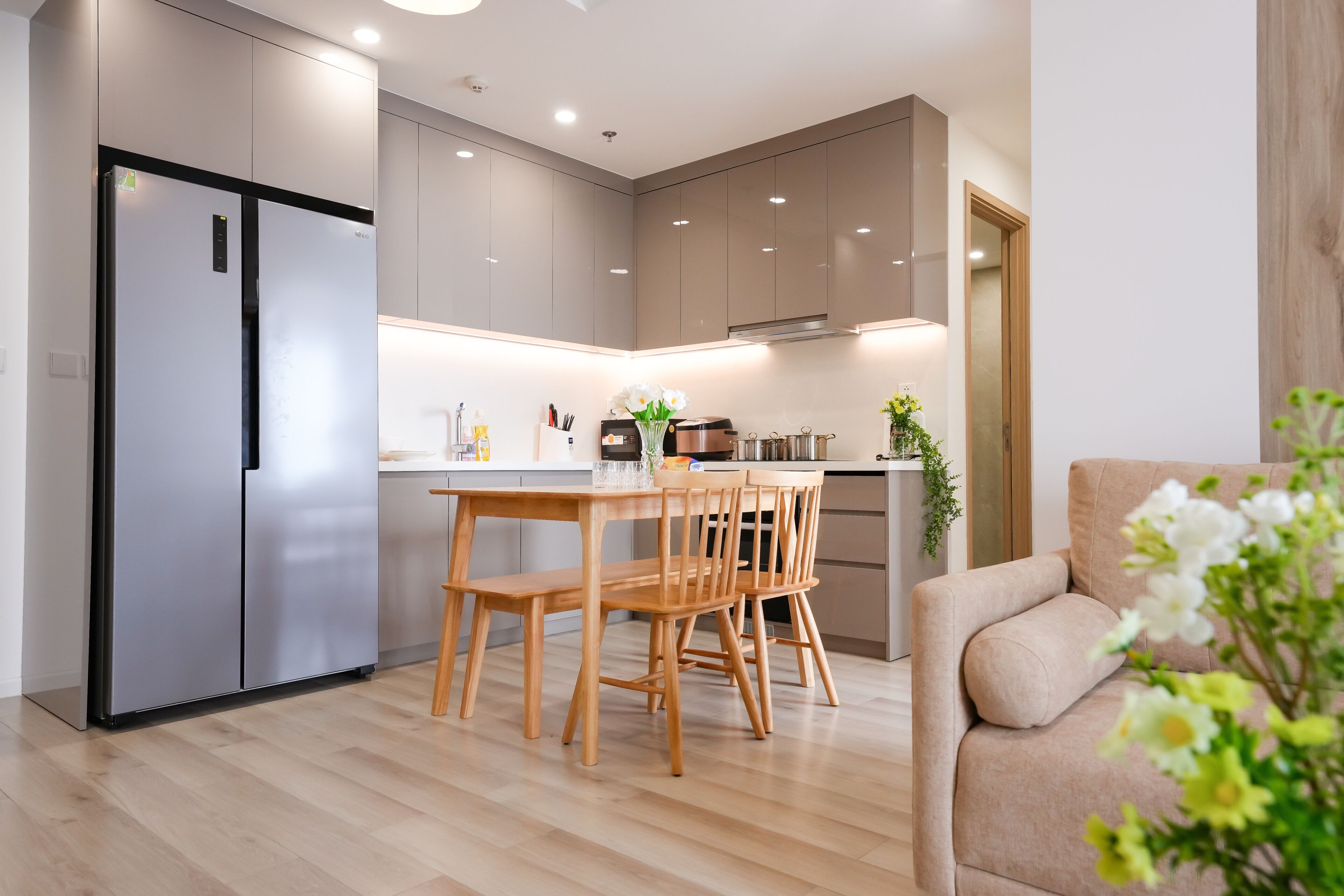 Apartment, 2 Bedrooms, River View | Private kitchen