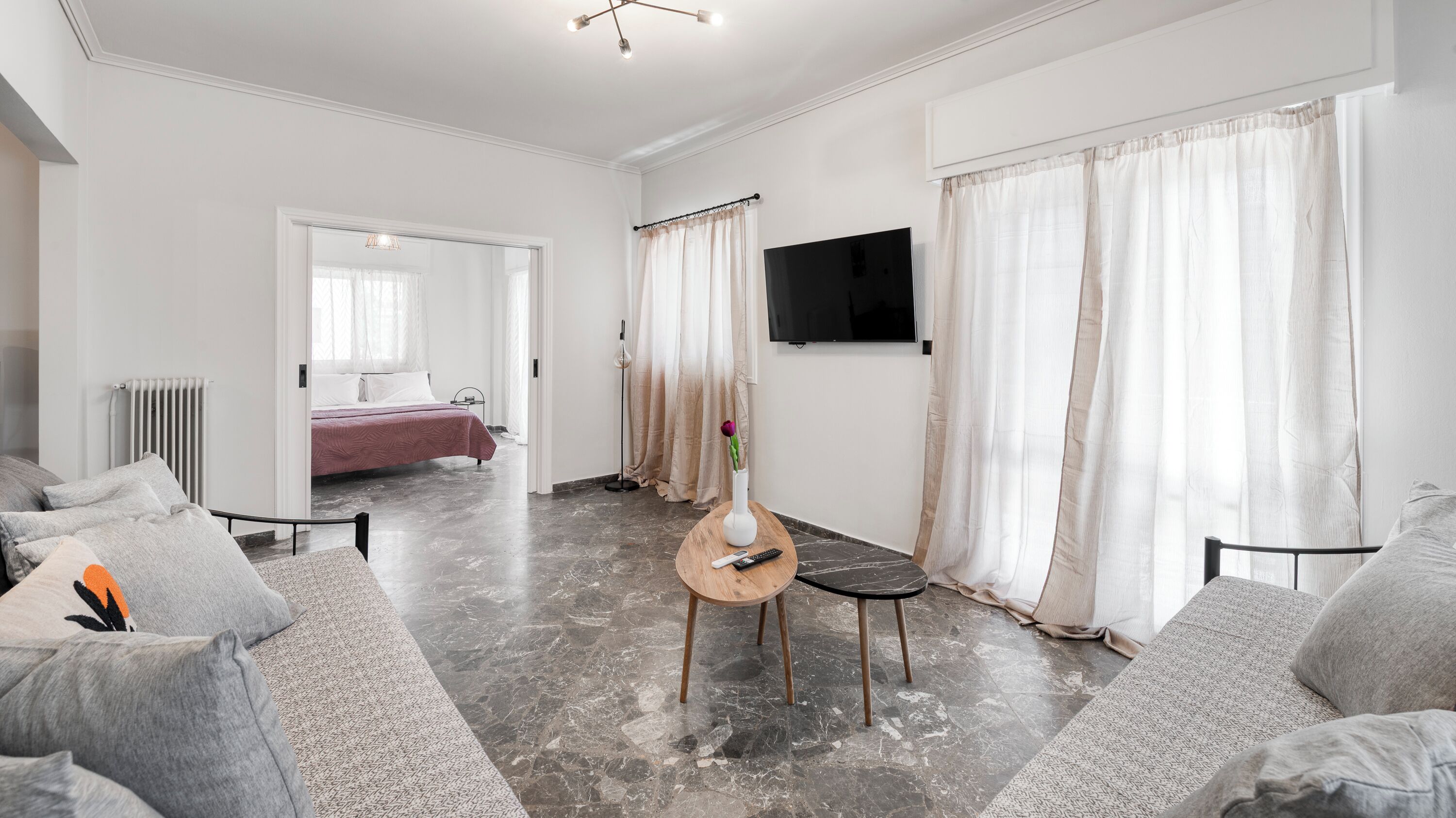 Appartement Familial, vue ville