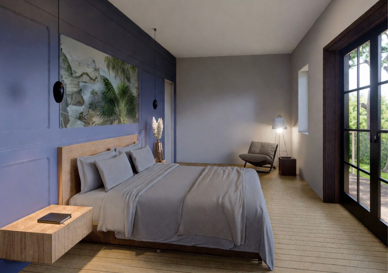 Junior-suite - udsigt over vingård